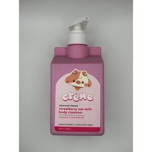 The Crème Shop Strawberry Oat Milk Body Cleanser 16.9 fl oz Squalane Ceramide NP